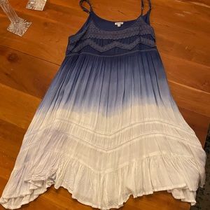 blue ombré sun dress